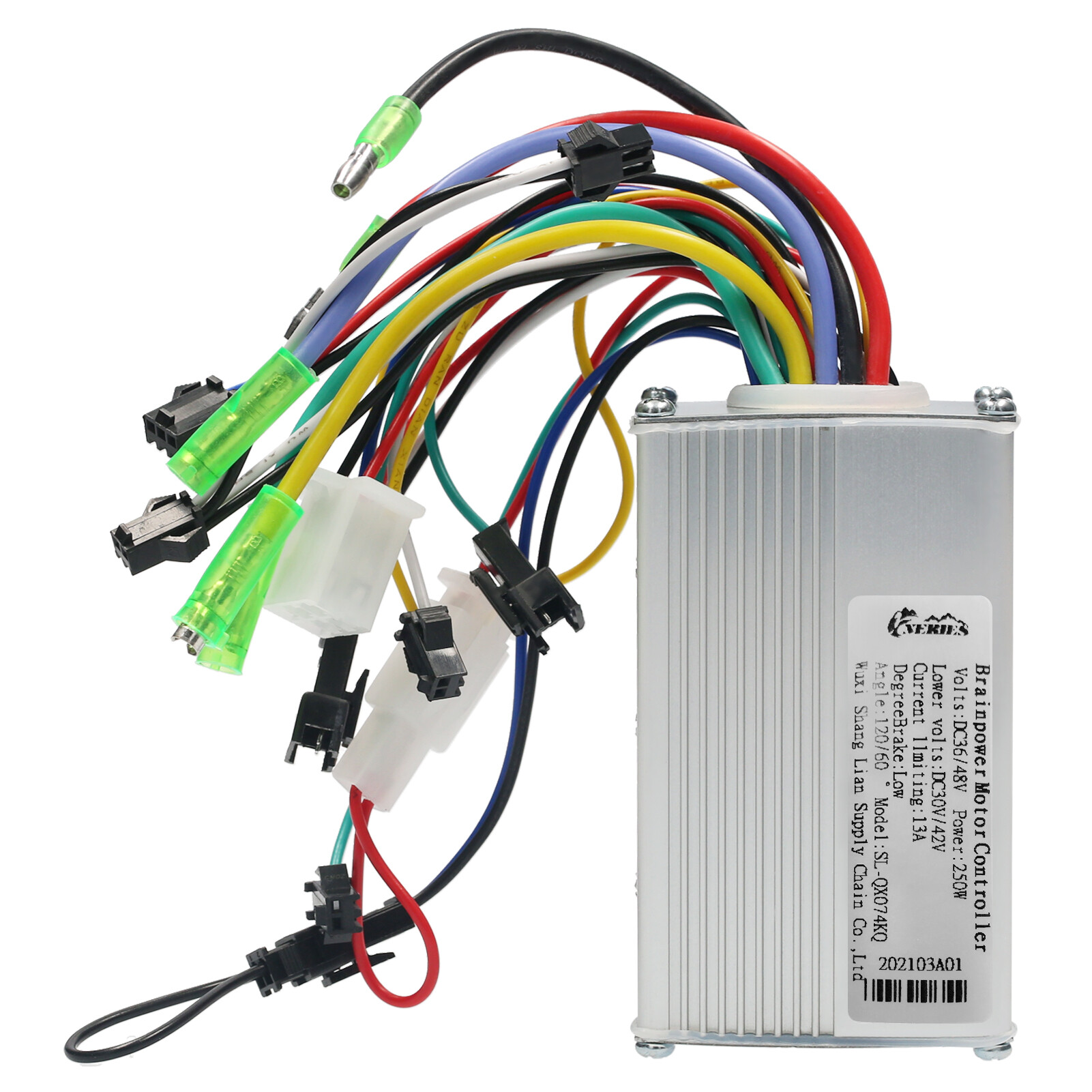 NERIES Động Cơ Không Chổi Than Điều Khiển, Hộp Điều Khiển Xe Đạp Điện Bằng Hợp Kim Nhôm Cho Xe Đạp Điện Xe Tay Ga