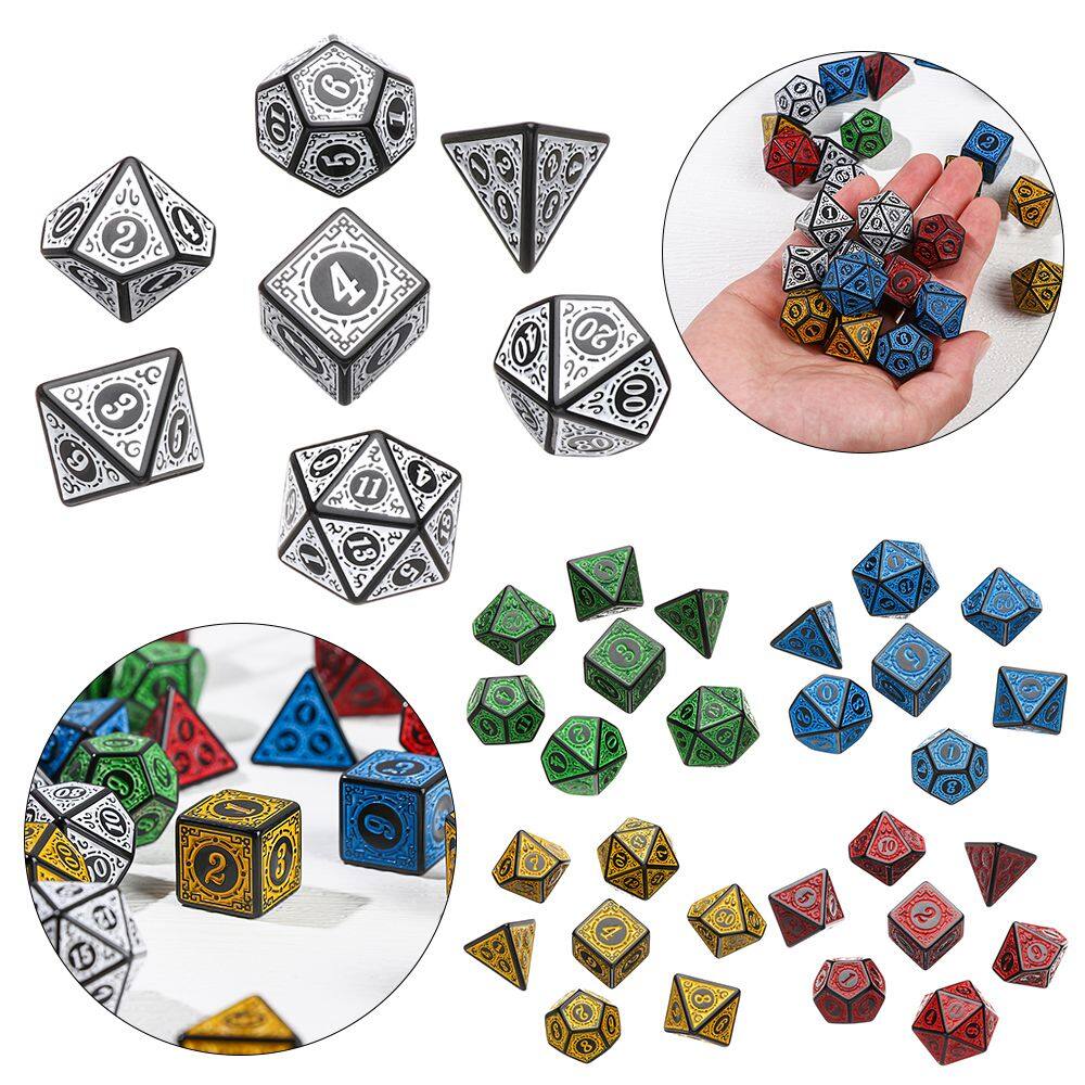 10pcs/lot Acrylic D4 Dice 4 Sided Games Dices 18mm Dices For Board Game ODUS 