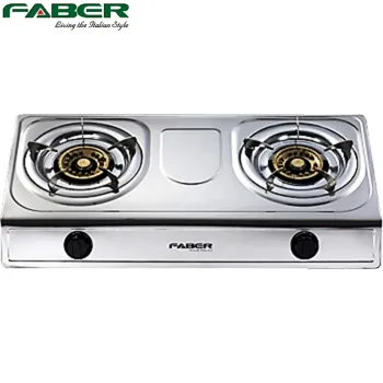 Faber Italy Fs1020 2 Burners Stainless Steel Gas Cooker Lazada Faber Italy Fs1020 2 Burners Stainless Steel Gas Cooker