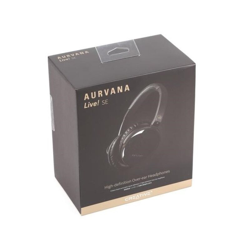 Creative Aurvana Live! SE - Over Ear Headphones with Leatherette Earpads Super X-Fi Certified Headphone Singapore