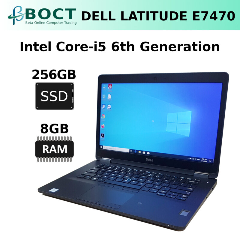 Dell Latitude E7470 Intel Core I5 6th Gen Diagonal 14 Inches Fhd Screen Windows 10 Pro