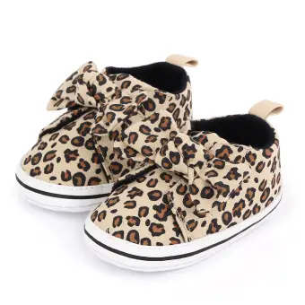 leopard print baby shoes