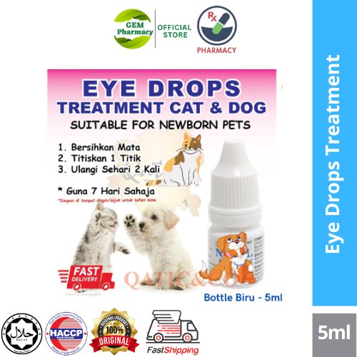 Nicol Eye Drops Ubat Titis Sakit Mata Kucing & Anjing 5ml Lazada