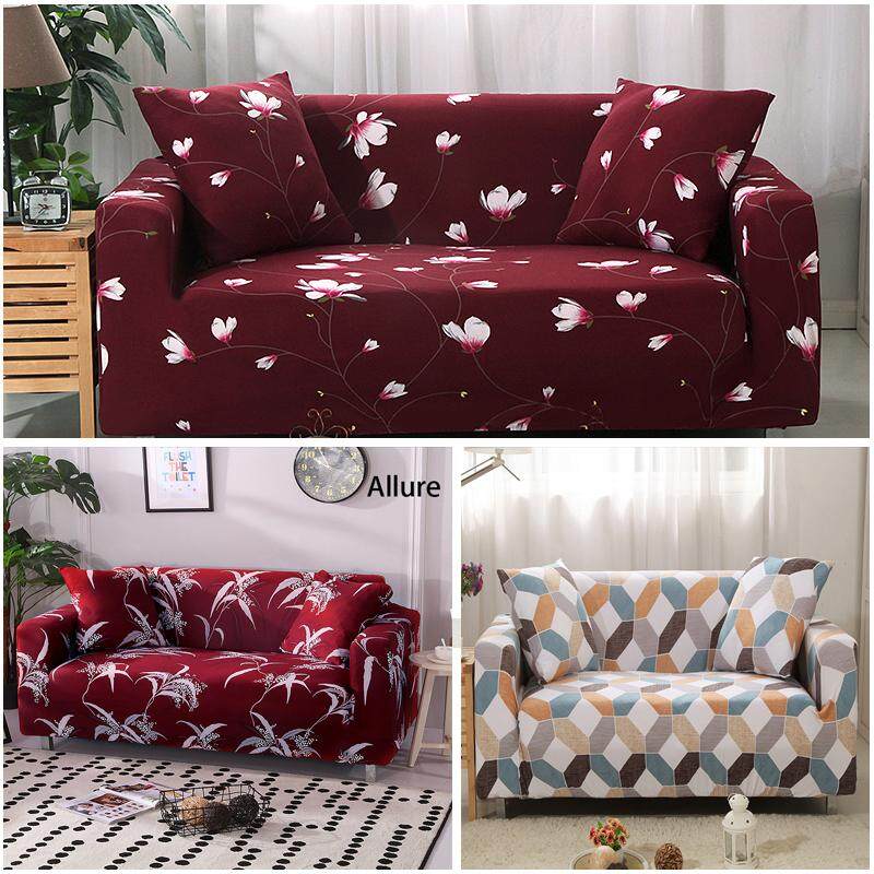 Full Bao Co Giãn Ghế Sofa 1 2 3 4 Chỗ L Không Trượt In Hình Tấm Bảo Vệ nắp