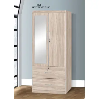 2 5ft Wardrobe Maple Mirror 962 Buy Sell Online Wardrobes With