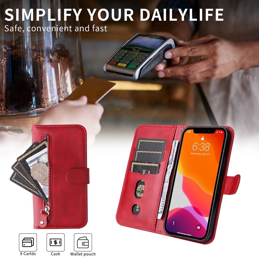 For Samsung Galaxy Note 20 / Note 20 Ultra / Note 10 / Note 10 Plus / Note 9 / Note 8 Phone Case Magnetic Leather Wallet Soft TPU Card Slot Flip Cover Casing