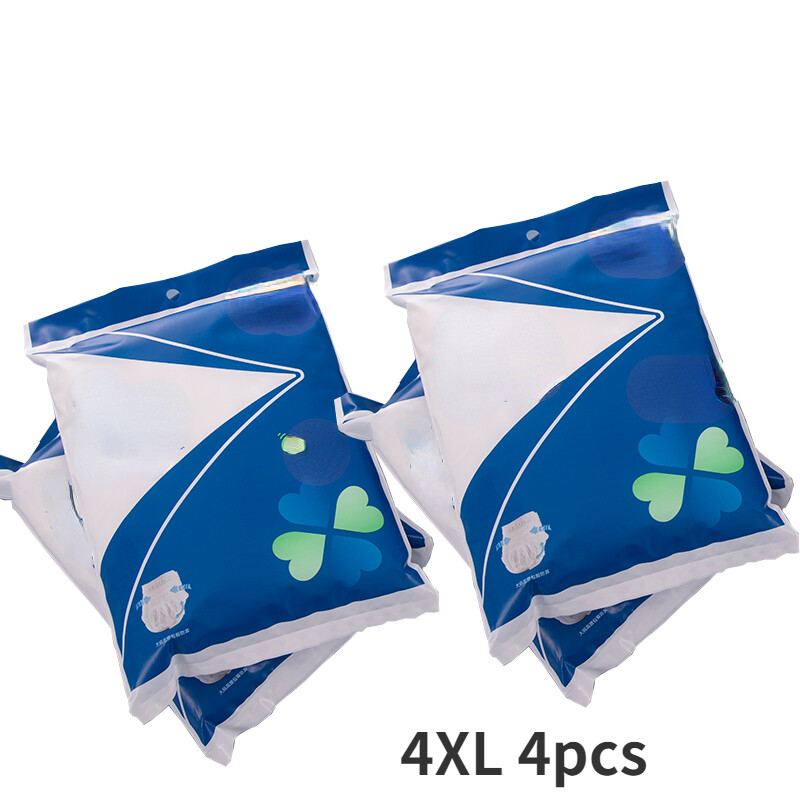 4pcs Adult diapers Plus size 3XL 4XL 5XL 50 140kg Pull ups Extra