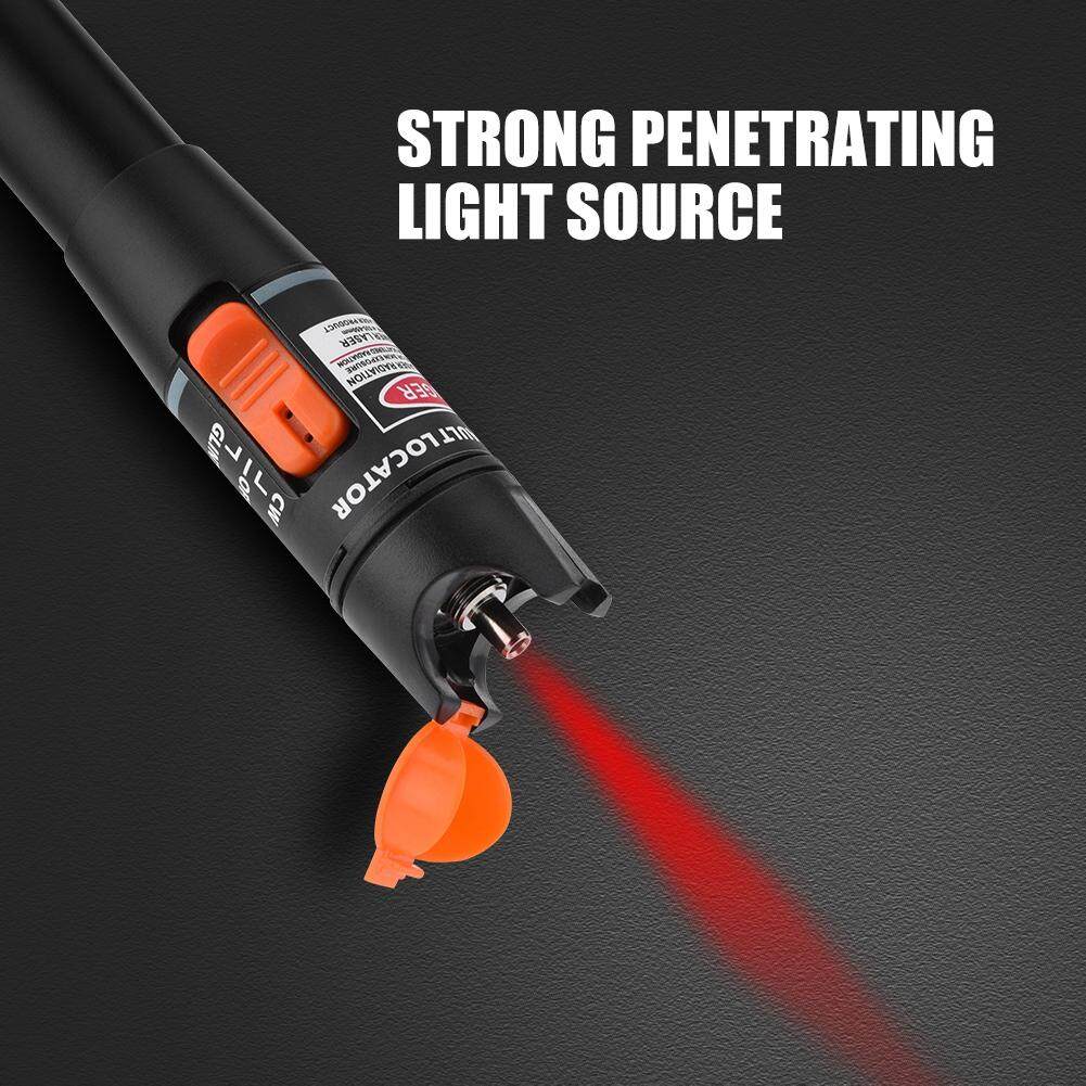Lampu Merah Pena Serat Kabel Optik Tes Penguji 10 KM Visual Fault Locator