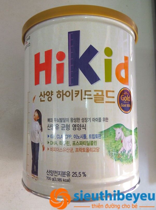 SỮA HIKID DÊ 650g date 7-2024