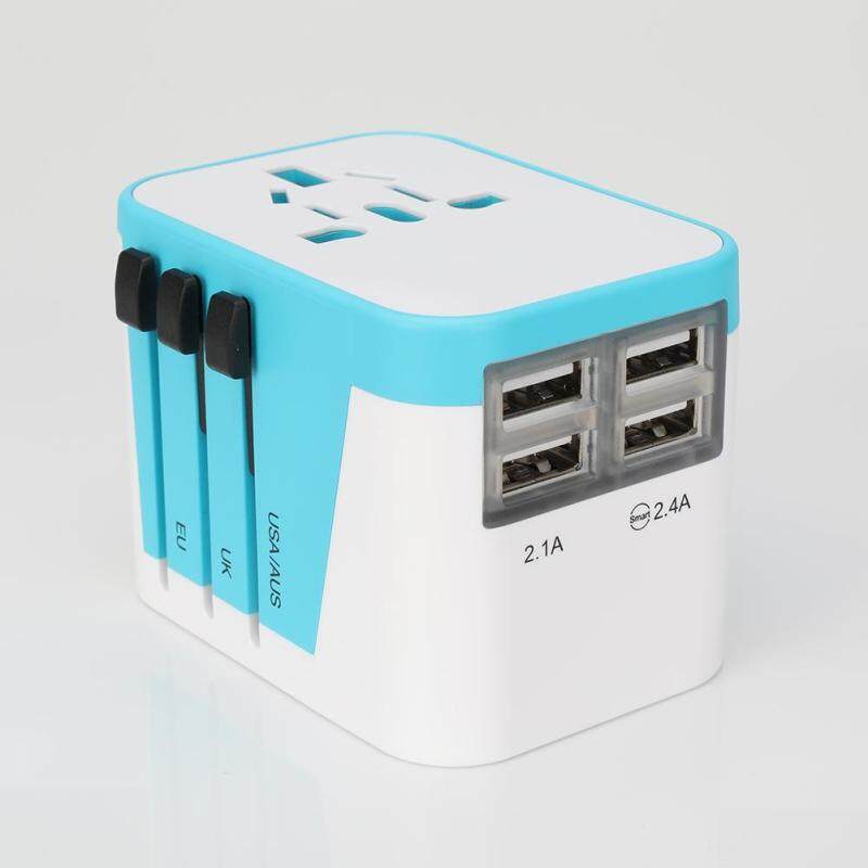 Giá Đa Năng Đa Cắm Sạc 4USB Phích Cắm Chuyển Đổi Ở Nước Ngoài Chuyển Đổi Ổ Cắm Chuyển Đổi
