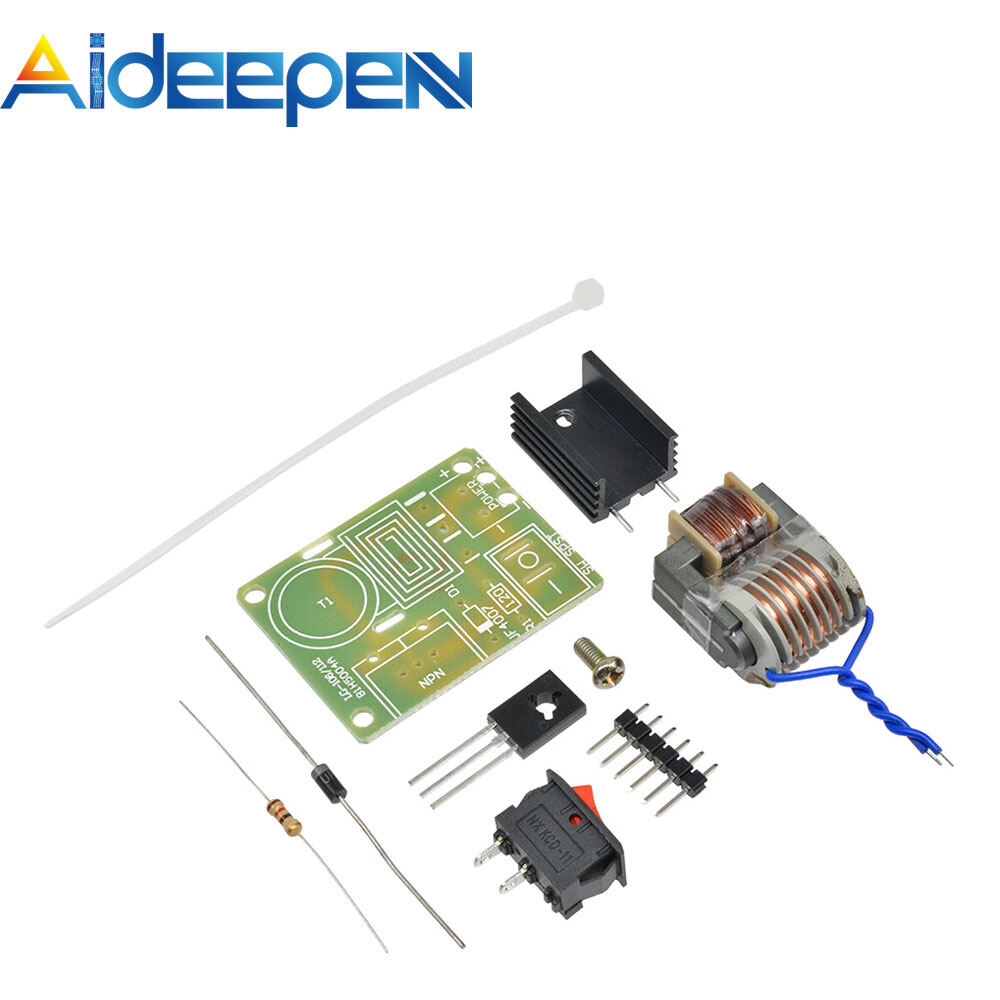 Aideepen Official 15KV High Voltage Inverter Generator Spark Arc Ignition Coil Module DIY Kit 3.7V
