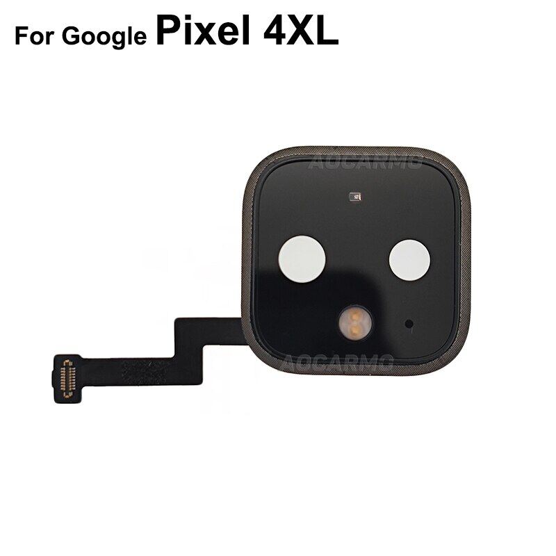 Aocarmo For Google Pixel 4 XL 4XL Rear Back Camera With Frame Proximity Ambient Flash Light Rion Flex Repair Part