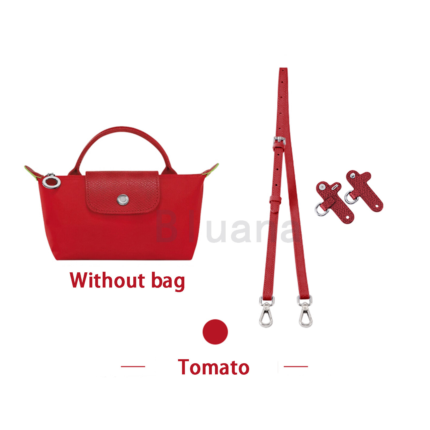 LONGCHAMP Mini Bag Leather Shoulder Strap Kit Without Perforations Removable Adjustable Shoulder Strap