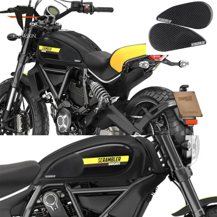 Kodaskin Motorcycle 3d Carbon Tank Pad Sticker Decal Emblem Accessories For Ducati Scrambler Sixty2 796 Scrambler 1100 Lazada Ph