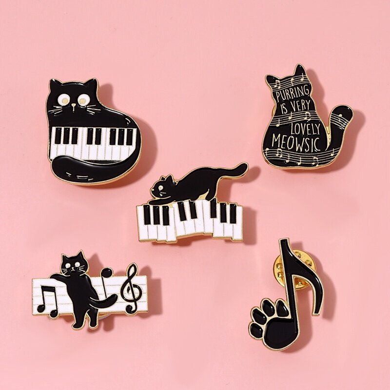 Cute Black Piano Cat Enamel Pins Musical Brooches Funny Cartoon Cat Paw Lapel Badge Pin Jewelry Accessories Gift To Friend | Lazada PH Cute Black Piano Cat Enamel Pins Musical Brooches Funny Cartoon Cat Paw Lapel Badge Pin Jewelry Accessories Gift To Friend | Lazada PH