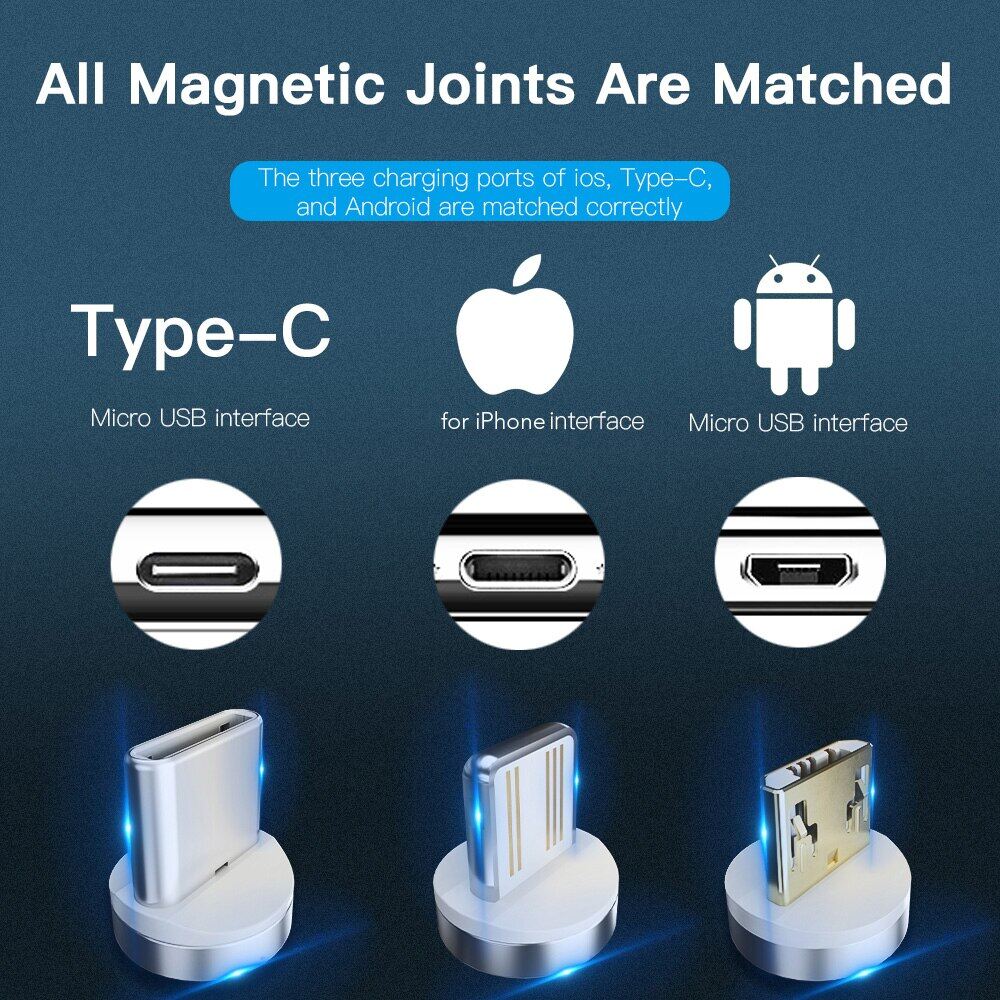 KEYSION Cáp Châm Xoay 540 Cáp Micro USB Type C Sạc Nhanh 5A Cho iPhone Xiaomi Dây Dữ Liệu Sạc Điện Thoại Châm