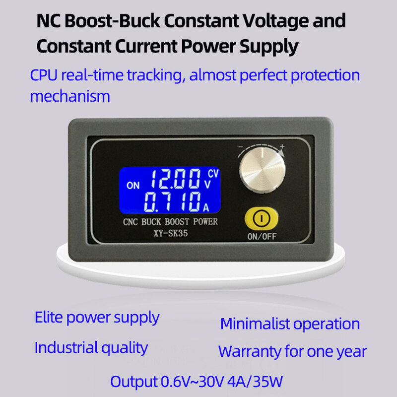 Bộ Sạc Năng Lượng Mặt Trời CCV Mô-đun Nguồn Có Thể Điều Chỉnh/SK35 DC DC 5-30V 4A 35W 12V 24V Tự Động