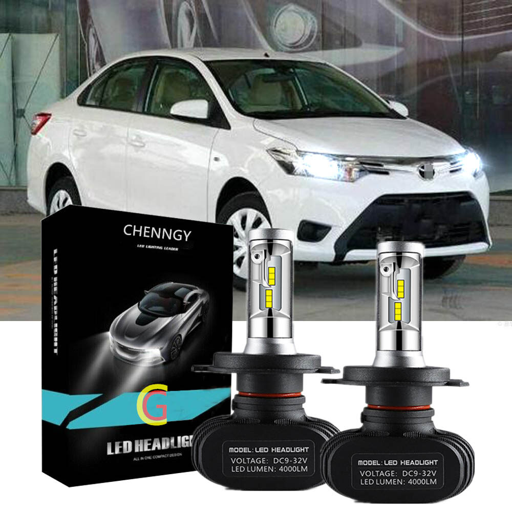 Dành cho toyota vios ncp150 năm 2014 - 2017 - 2 cái đèn pha led bóng đèn pha