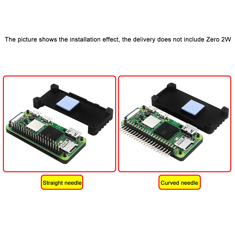 Raspberry Pi Zero 2W Vỏ Hợp Kim Nhôm Vỏ Raspberry Pi Zero 2W Vỏ Bảo Vệ Kim Cong/Kim Thẳng