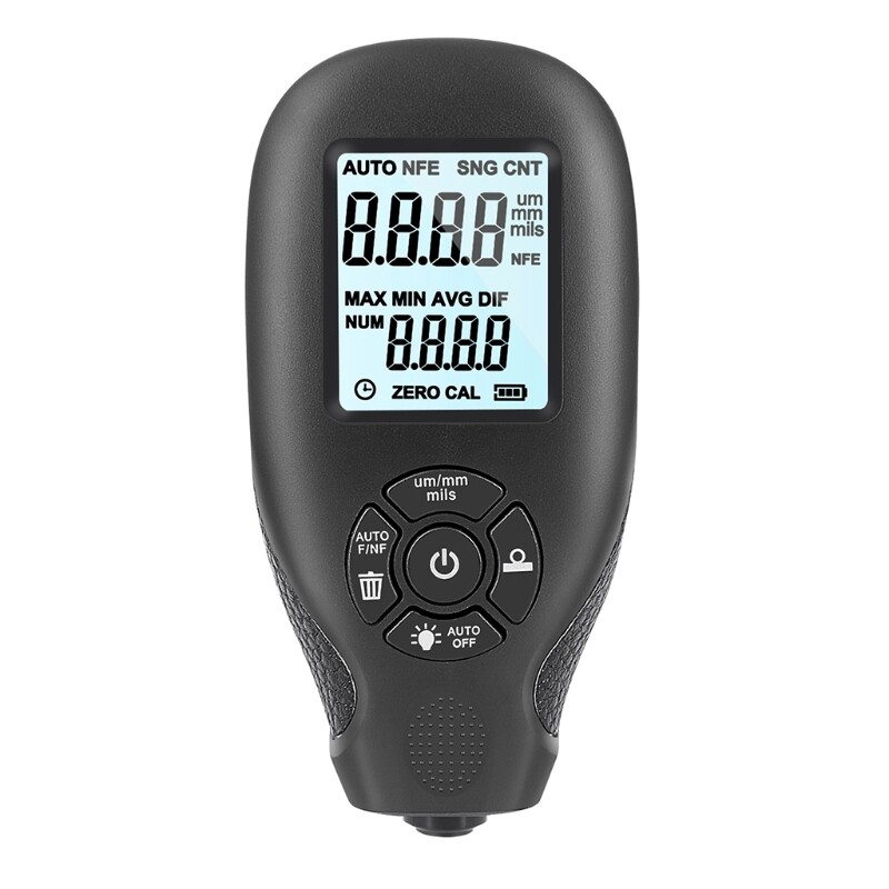 Paint Coating Thickness Gauge Digital Mil Thickness Meter with Backlight LCD Display Compatible with Car Automotive