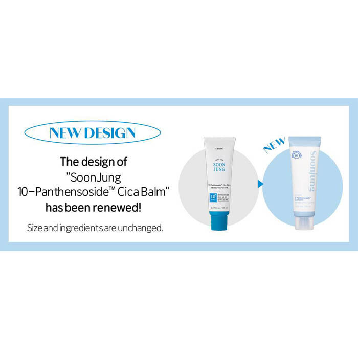 [Etude] soonjung 10 panthensoside cica dưỡng 50ml