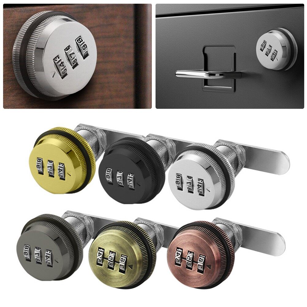 Cabinet Lockers Password Lock 3 Digital Code Box Lock Combination Lock