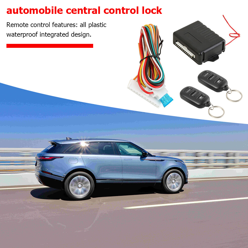 Alloet Bộ khóa cửa trung tâm điều khiển từ xa, hệ thống báo động không cần chìa cho ô tô 410/T126-INTL