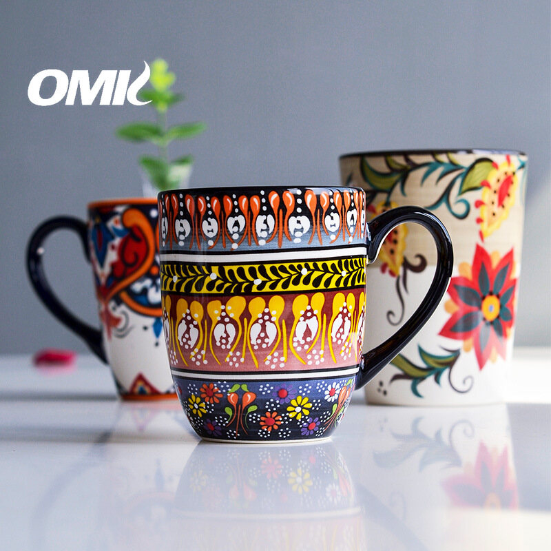 Omk phong cách Mỹ gốm 380ml cốc cốc cà phê