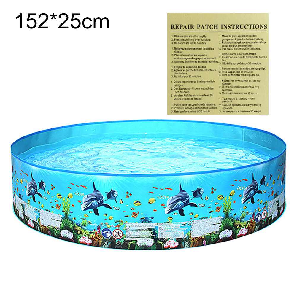 Honrane Outdoor Round Children Water Play Swimming Pool Summer Baby Kids Plastic Bathtub