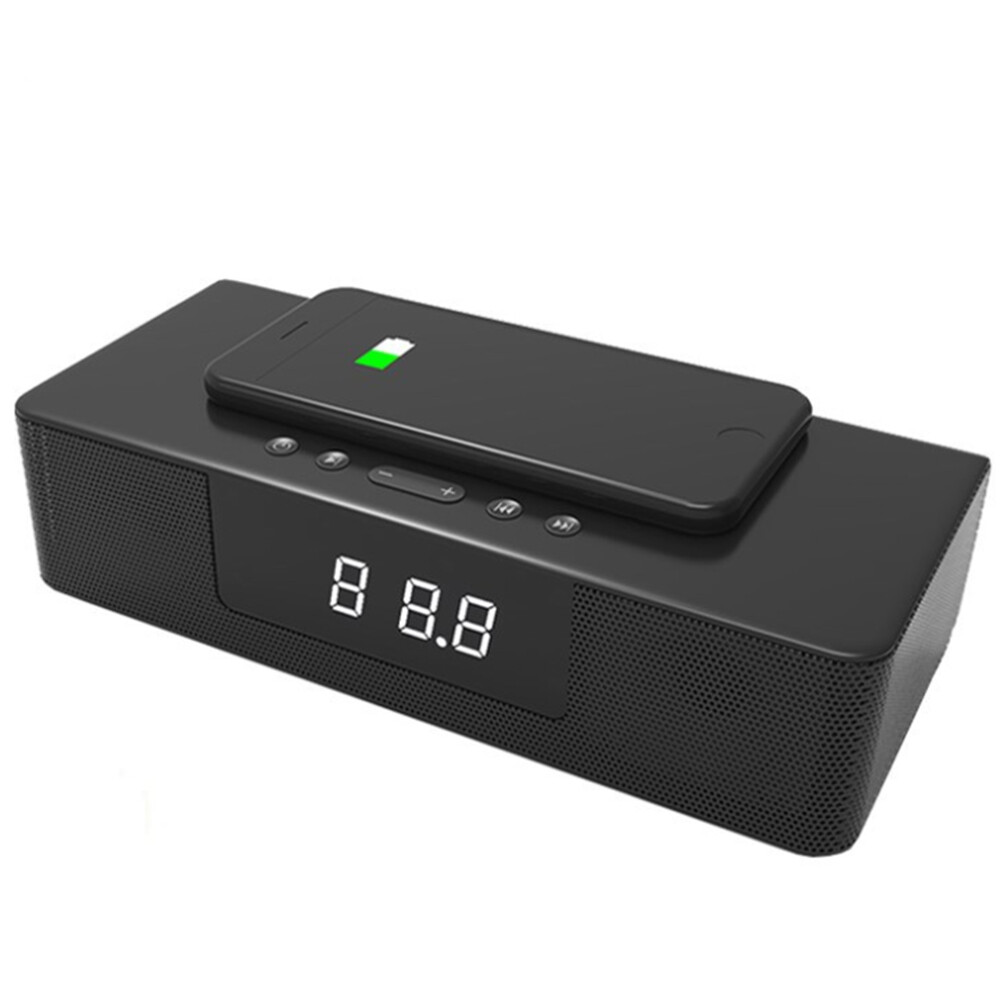 Xuechur wireless Bluetooth speaker for computer speaker with wireless charging clock speaker