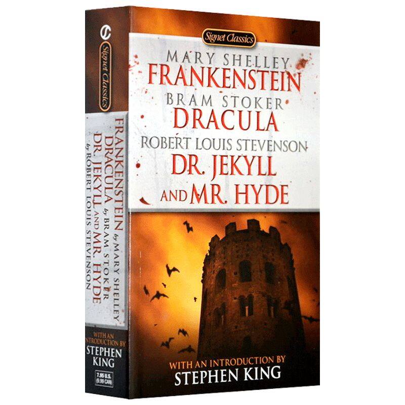 ภาษาอังกฤษOriginalแวมไพร์ลอร์ดDe Gula Frankenstein Dr. Jekyllภาษาอังกฤษรุ่นนิยายวิทยาศาสตร์นวนิยายหนังสือFrankenstein Dr Acula Dr JekyllและMr Hydeหนังสือภาษาอังกฤษ