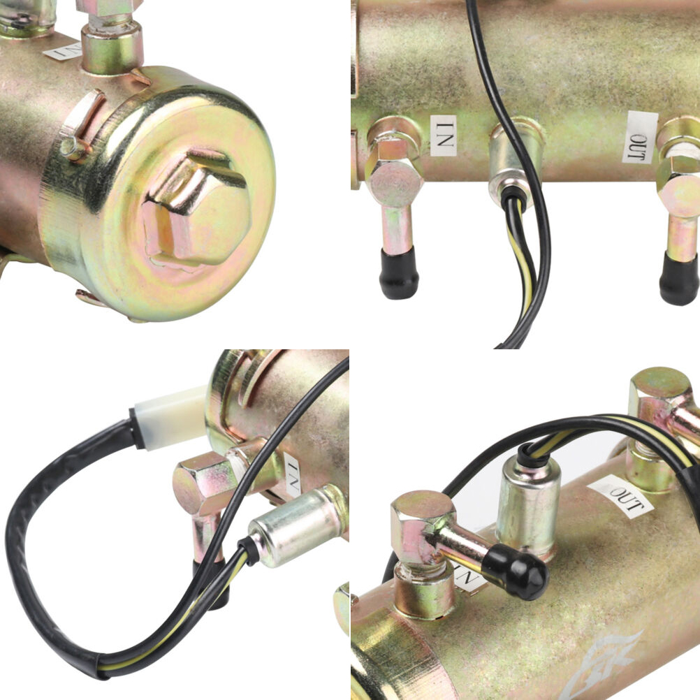 Bơm Nhiên Liệu Điện Tử Bền 12V Xe Hơi Hạng Nặng Kim Loại Bơm Xăng Rắn Cho Xe Máy