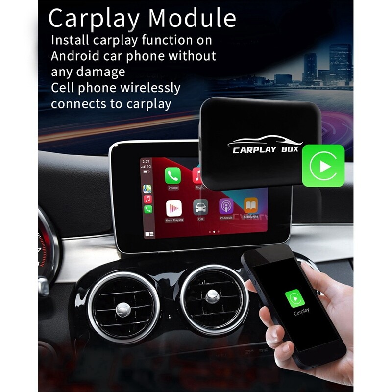 Android System To Wireless Carplay Box Apple Wireless Carplay Screen Mirroring MLink Carplay Ai Box Smart Car Adapter