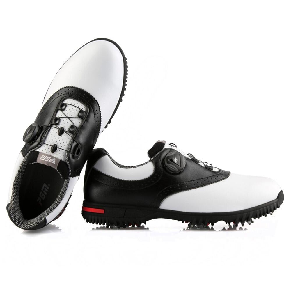 PGM Golf Shoes Men Waterproof Sports Shoes Rotating Buckles Anti