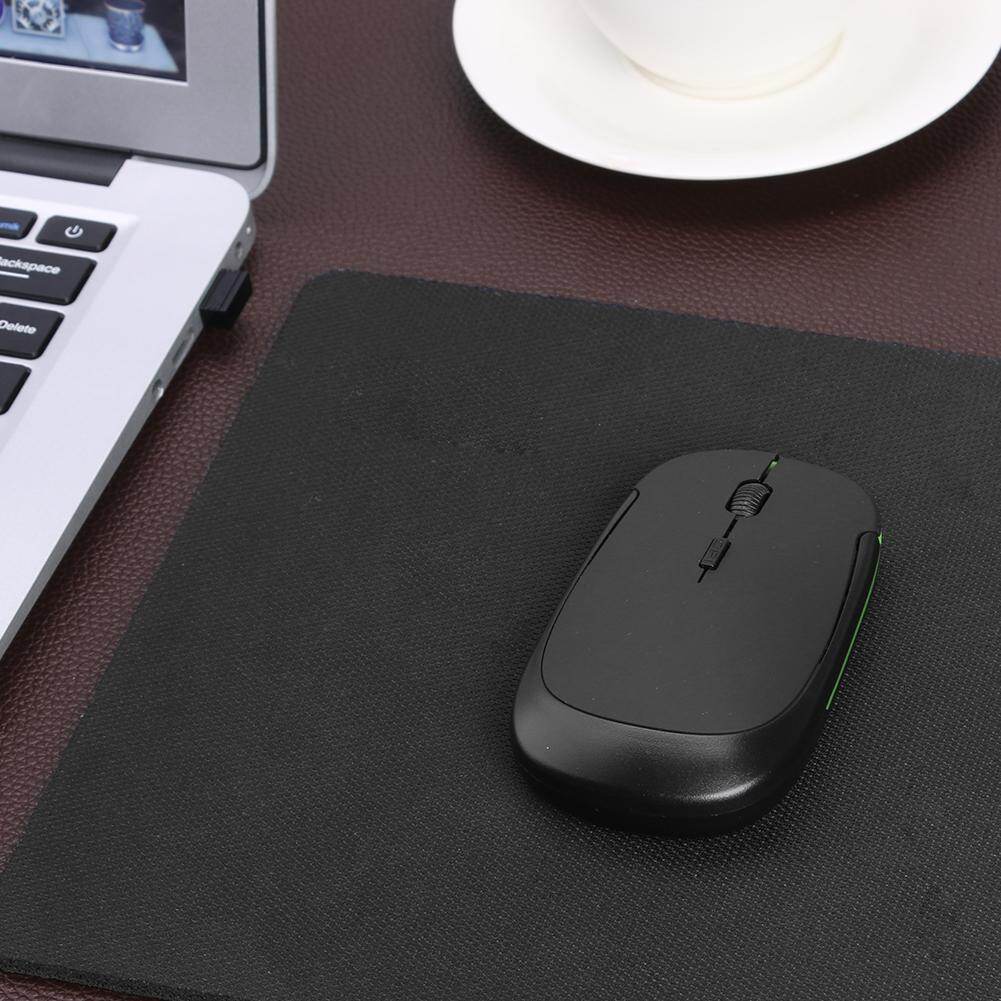 Chuột Không Dây Siêu Mỏng 2.4G Chuột Quang 4 Nút 1600DPI Có Đầu Thu USB