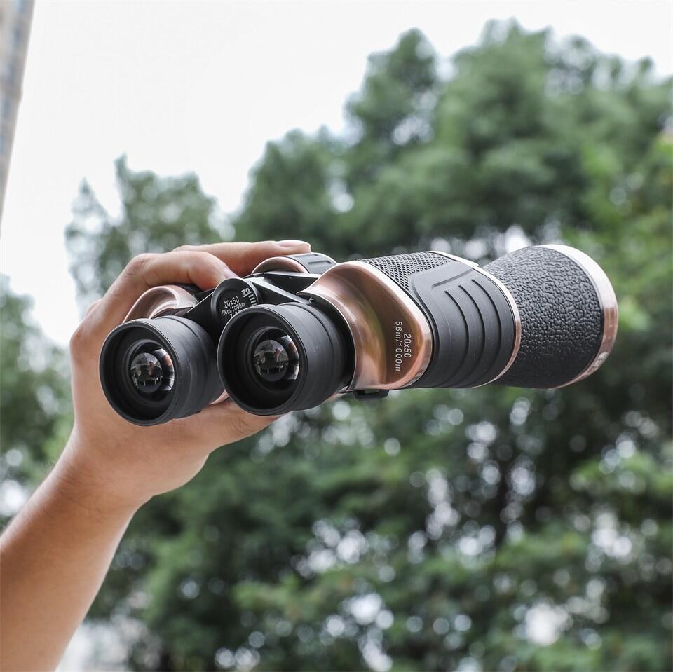Binoculars 20X50 Anti-Fog Handheld Telescopes HD BAK4 Prism FMC Multi-Layer Coating Compact Waterproof For Bird Watching
