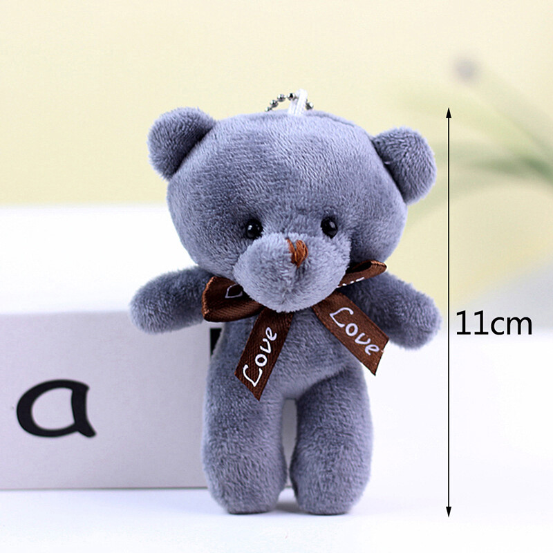 Skinye Toy Bear Plush Toys Mini Teddy Bear Dolls Toy Bear Pendant costume Pendant Keychain