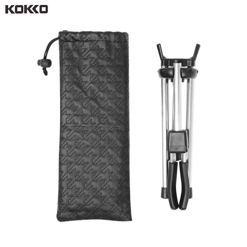 KOKKO Sax Holder LD-126 Alto Saxophone Musical Universal Foldable Saxophone Bracket Adjustable Stand Instruments Accessories (leather bag) Malaysia