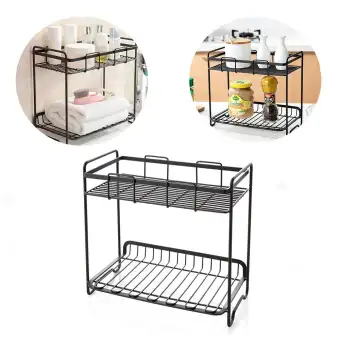 Eshopdeal 2 Tier Kitchen Organizers Table Standing Rack Kitchen