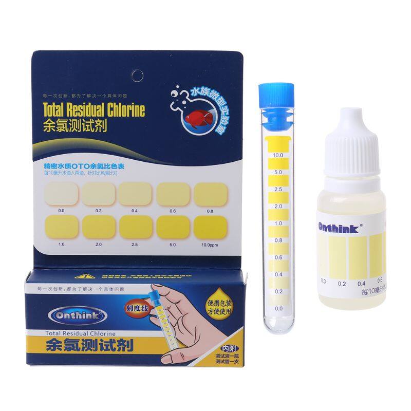 Aquarium Fish Tank PH NO2 NO3 Chlorine Water Quality Test Nitrite Test Solution