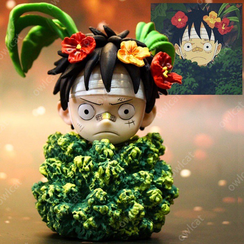 One-Piece Figure Luffy Childhood Recall Ver. Hide in Grass Monkey D ...