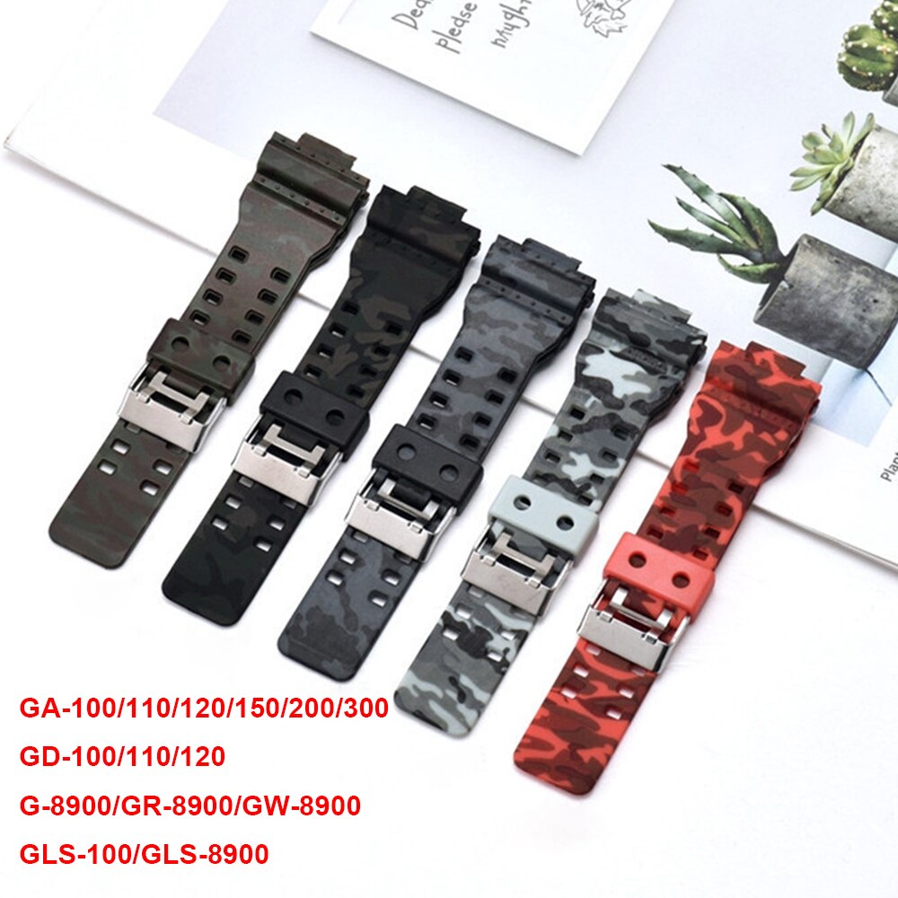 Bracelet De Rechange En Silicone Bleu Pour Casio G-Shock - 16mm Compatible Nombreux Modèles
