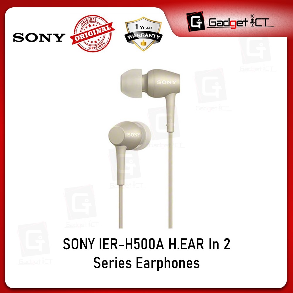 SONY IER H500A earphone Crystal clear audio with microphone Hi Res Audio  free shipping|Phone Earphones \u0026 Headphones| - AliExpress