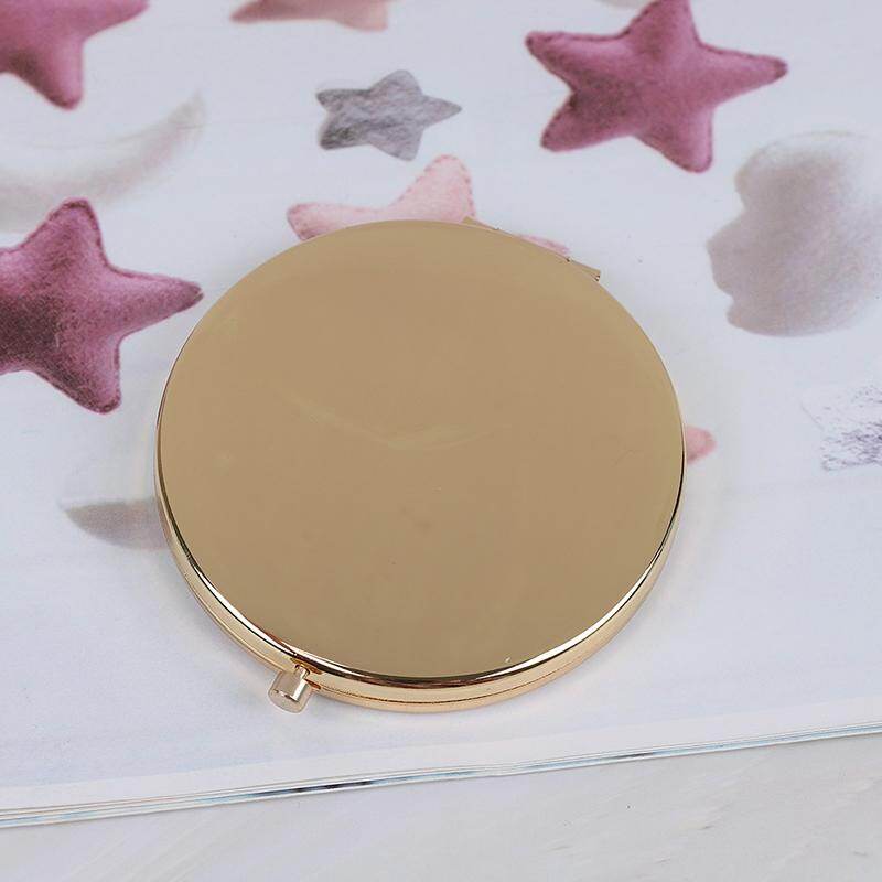Greenwind Vintage alloy compact pocket mirror folded makeup cosmetic mirror magnifying