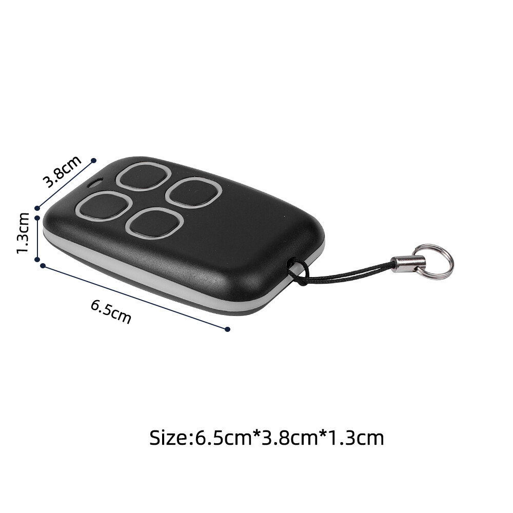 KEBETEME 433MHz Smart Copy Duplicator Remote Control 4 Buttons Garage Door Gate Remote Fixed Rolling Code Cloning 433.92MHZ Transmitter