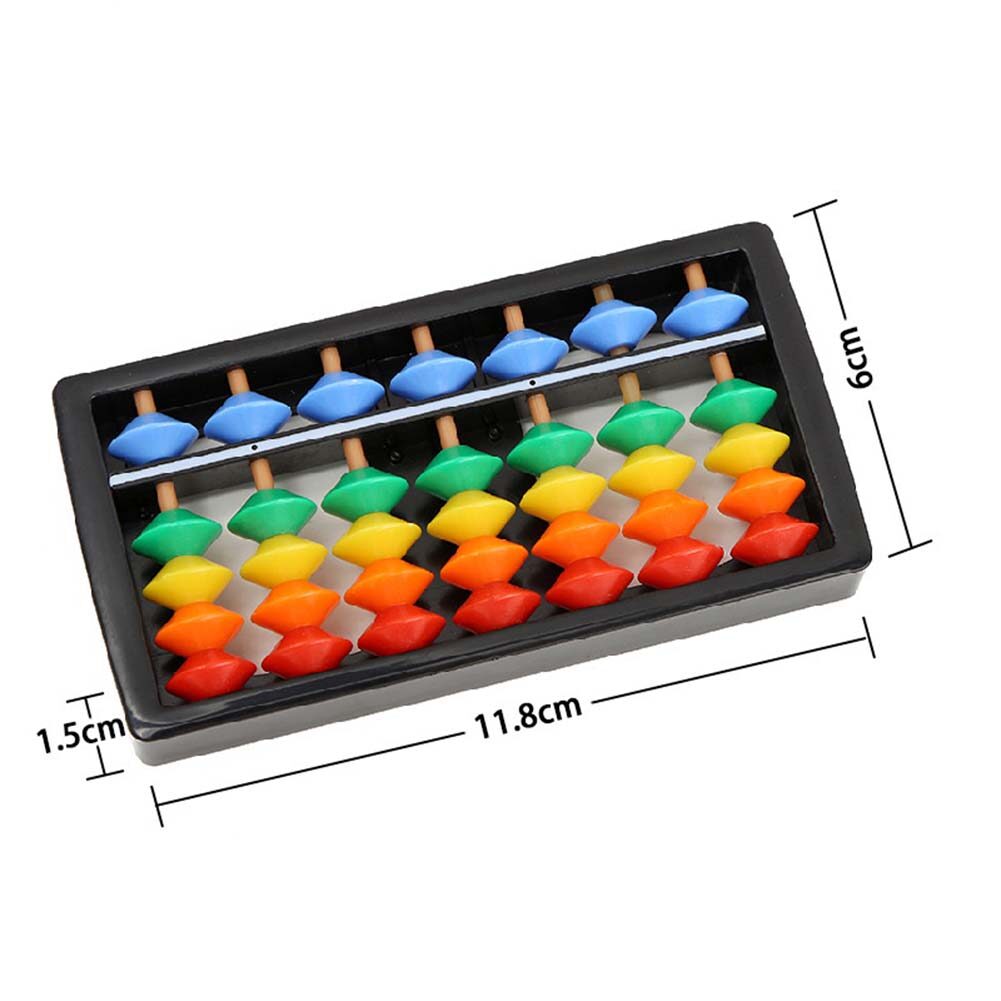 Colorful Abacus Arithmetic Soroban Maths Calculating Tools Kids Educational Toy