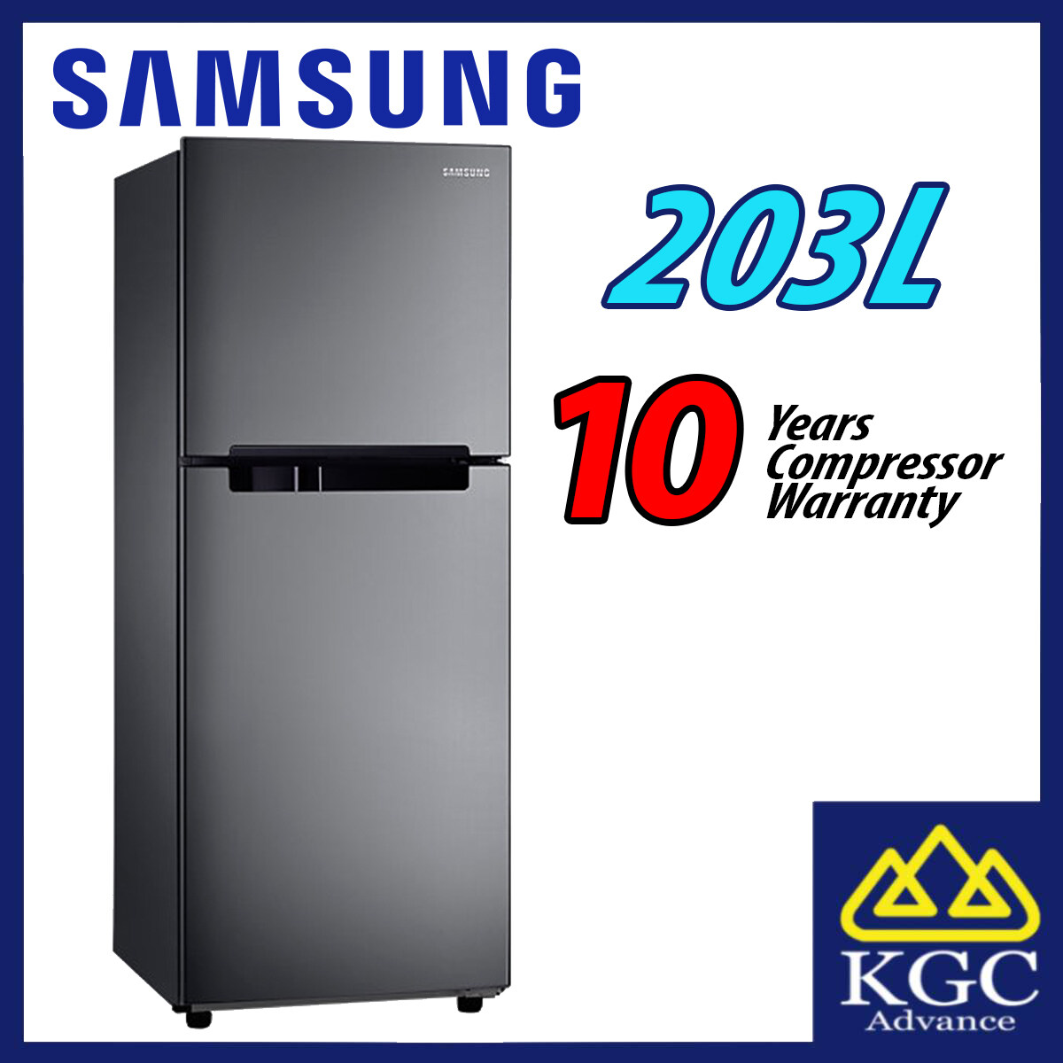 samsung refrigerator 2 doors 209l digital inverter