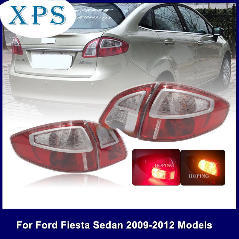Xps auto outer inner tail light lamp for ford fiesta sedan 2009 2010 2011 2012