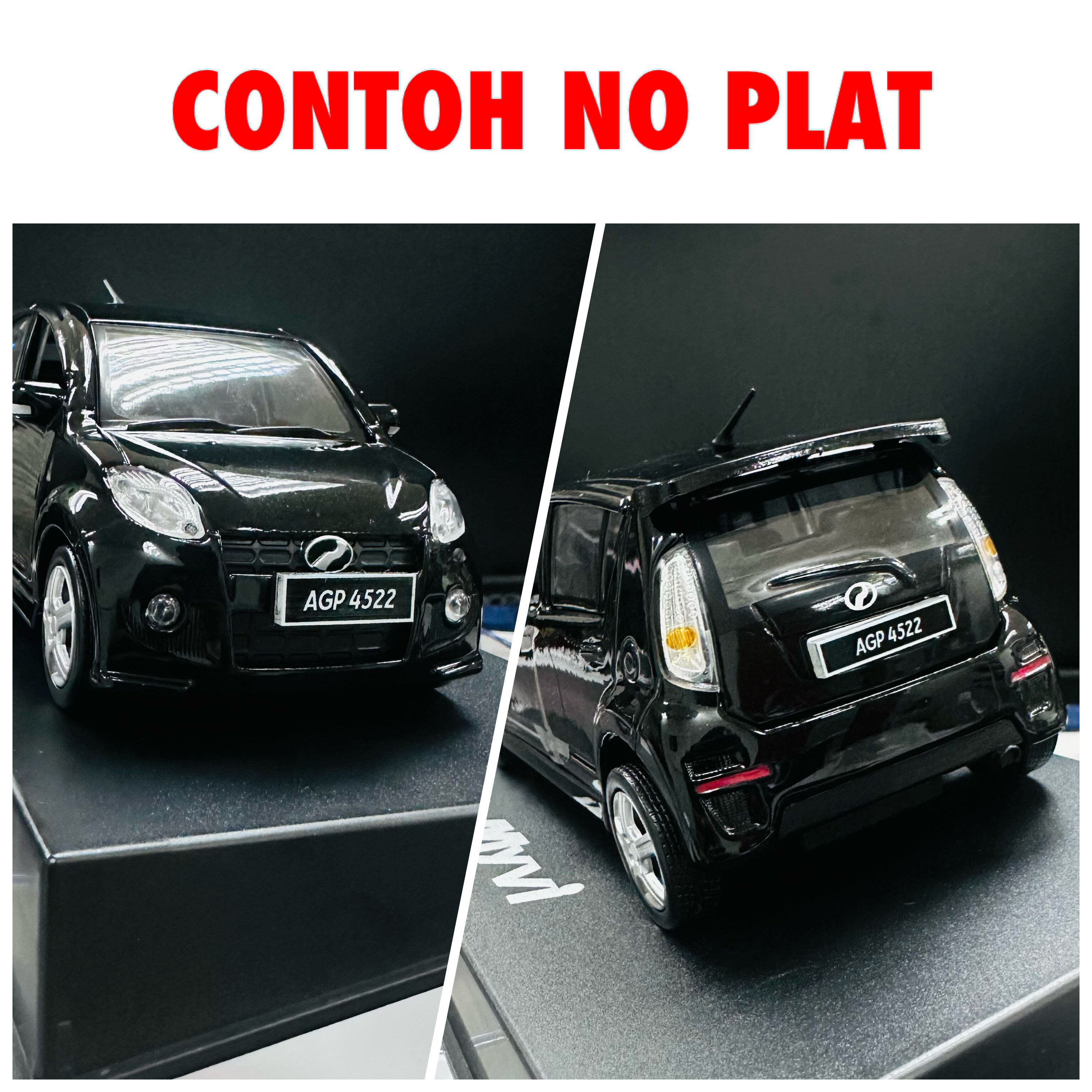 PERODUA MYVI DIECAST OLD STOCK Colorful Diecast Car Models - Main Image