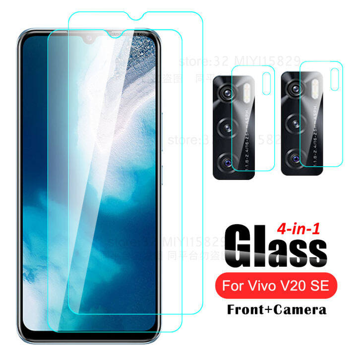 4in1 For Vivo V20 Se Tempered Glass Screen Protector For Vivo V20se V 20 Se Vivov20 Se Camera Lens Protector Glass Lazada